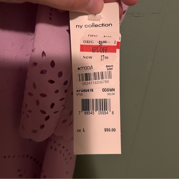 NY Collection *BRAND NEW* Dress Top - Picture 4 of 6